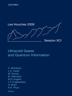 cover image of Ultracold Gases and Quantum Information